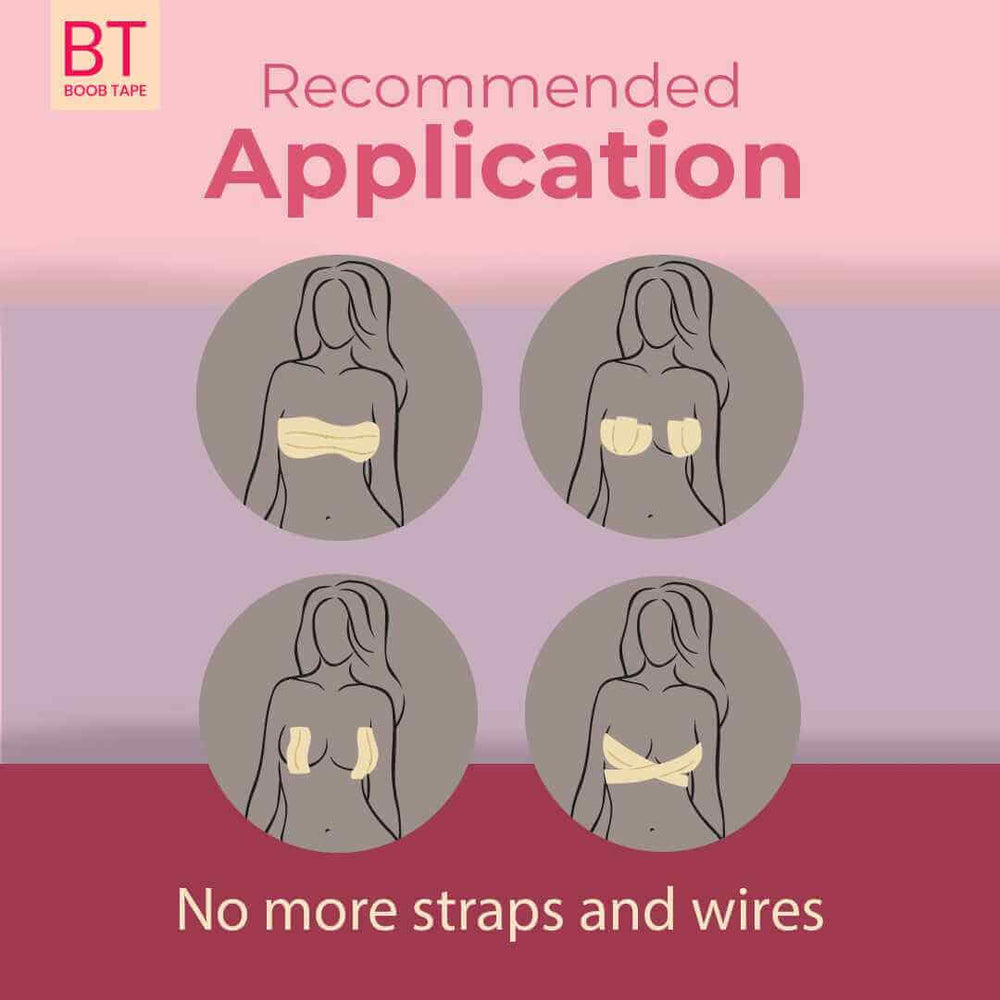 Applying Boob Tape