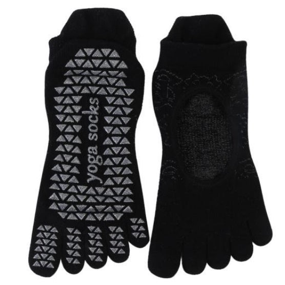 Black Pilates Socks
