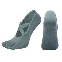 Premium Green Yoga Socks