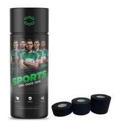 Black Sports Zinc Oxide Tape