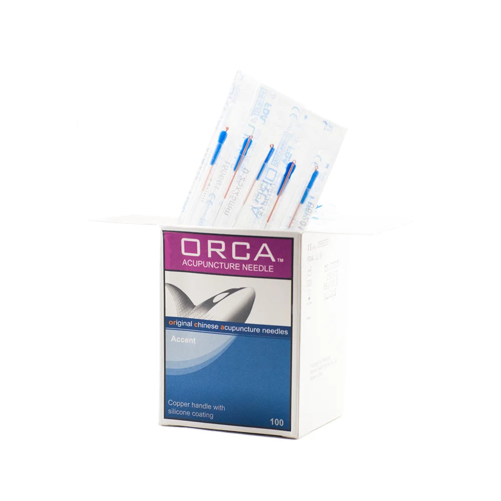 ORCA Accent Copper Handle Acupuncture Needle (100)