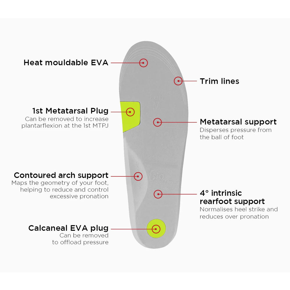 Bio Advanced Low Density Orthotics - Full Length