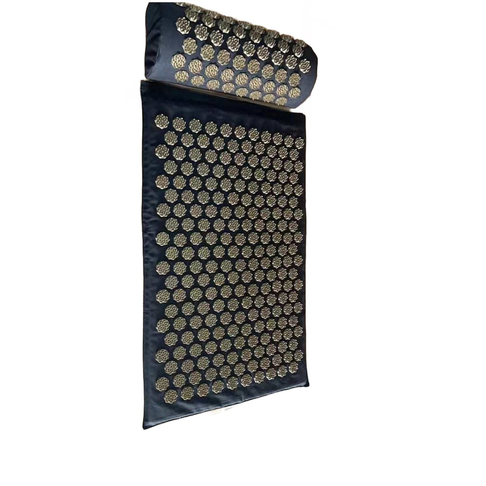 Black and Gold Acupressure Mat Set