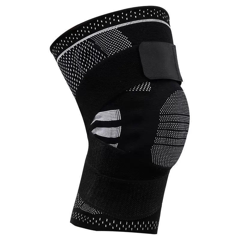 Hemmka Health Knitted Elastic Knee Support with Strap and Silicone