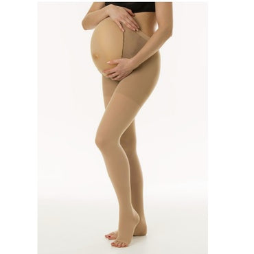 Black Maternity Compression Tights