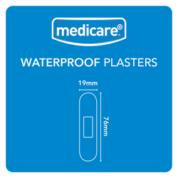 Medicare Waterproof Plasters - 30 Plasters