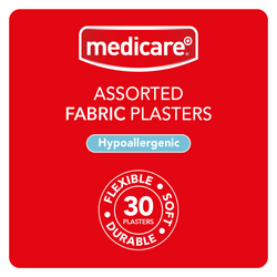 Medicare Fabric Assorted Plasters - 30 Plasters