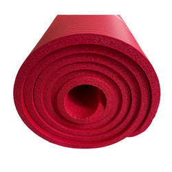 Red Pilates Mat & Bag - 180 x 60 x 10mm