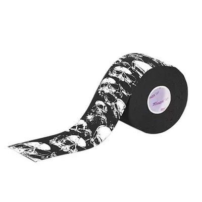 Tmax Kinesiology Tape 5cm x 5m - Cotton Extra Sticky - Skulls