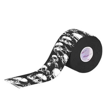 Tmax Kinesiology Tape 5cm x 5m - Cotton Extra Sticky - Skulls