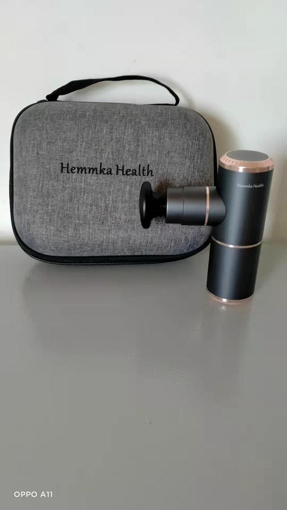 Hemmka Health Compact Aluminum Mini Massage Gun - Black