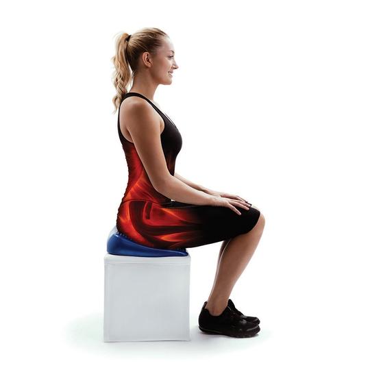 Better Posture on Wedge Cushion