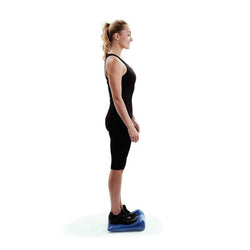 Standing on Wedge Cushion