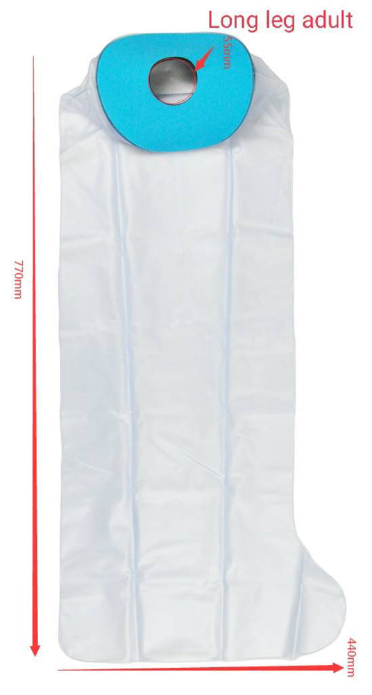 Long Leg Cast Cover Sizing