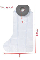 Short Leg Cast Cover Sizing