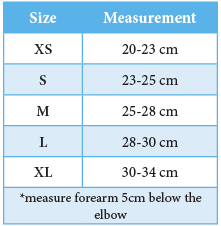 episport sizing chart