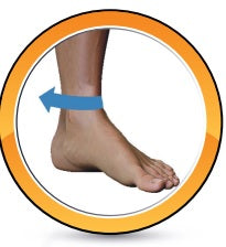 Ankle Stabilizer Brace with Zip Closure