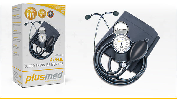 Aneroid Sphgymomanometer with Stethoscope