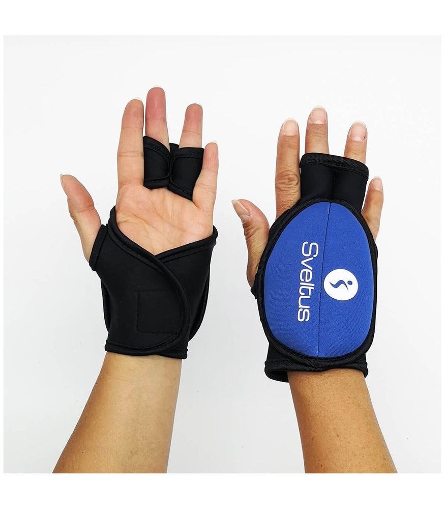 Blue Weighted Gloves