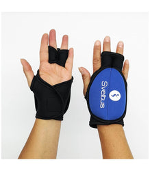 Blue Weighted Gloves