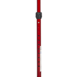 Premium Four-Leg Red Cane with Closed Handle