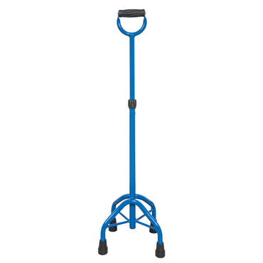 Premium Four-Leg Blue Cane with Closed Handle
