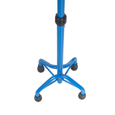 Premium Four-Leg Blue Cane with Closed Handle