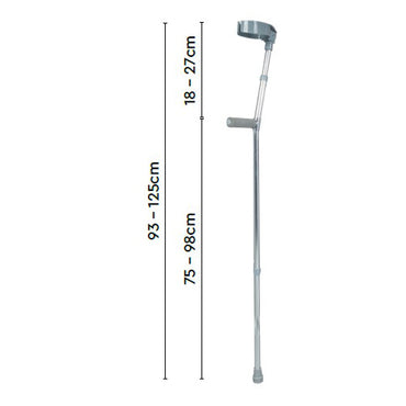 Forearm Crutch with Adjustable Handle