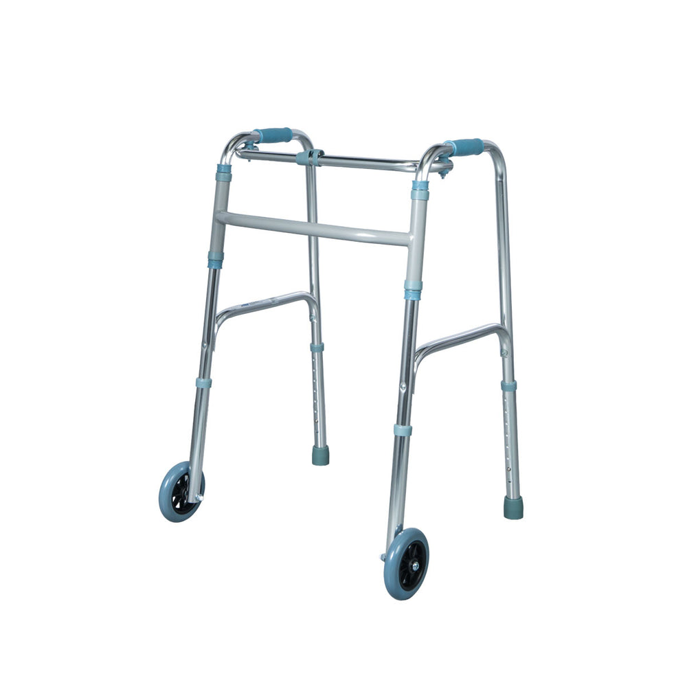 Folding Walker Frame with Wheels
