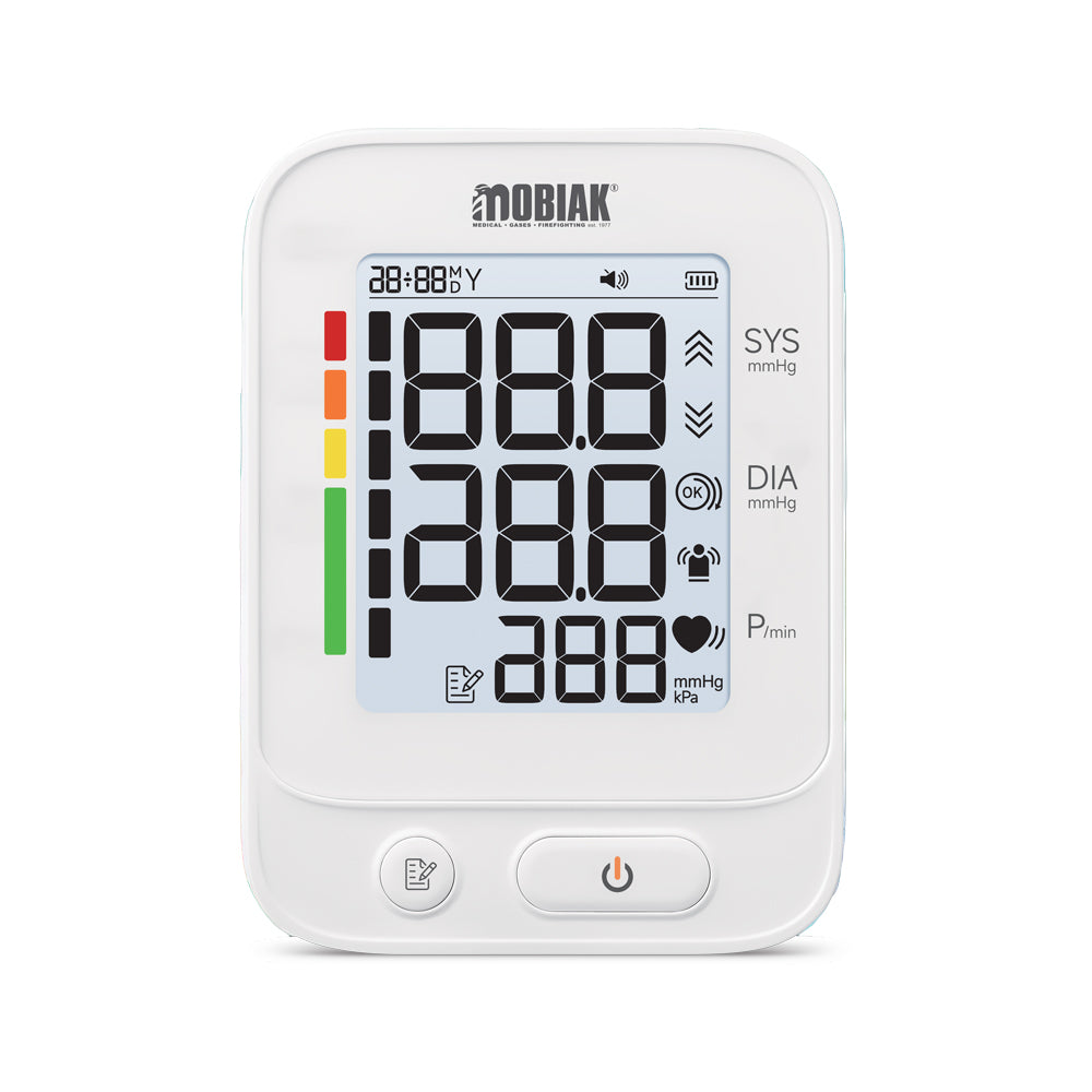 Talking Blood Pressure Monitor with Atrial Fibrillation (AFIB) Detection
