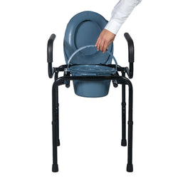 3-in-1 Toilet Commode – Commode Chair, Raised Toilet Seat & Toilet Frame