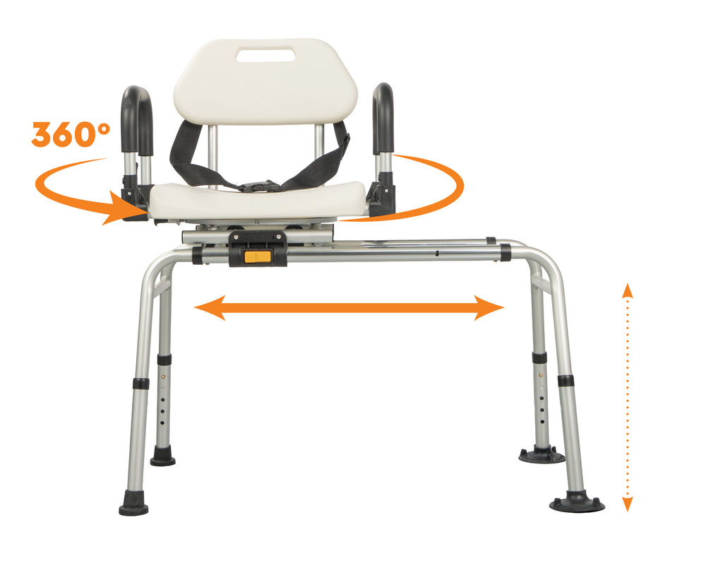 Rotating Bathtub Transfer Bench
