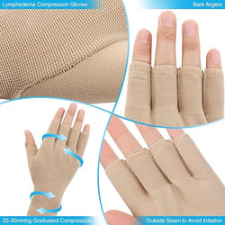 Arthritis Gloves in Beige and Black