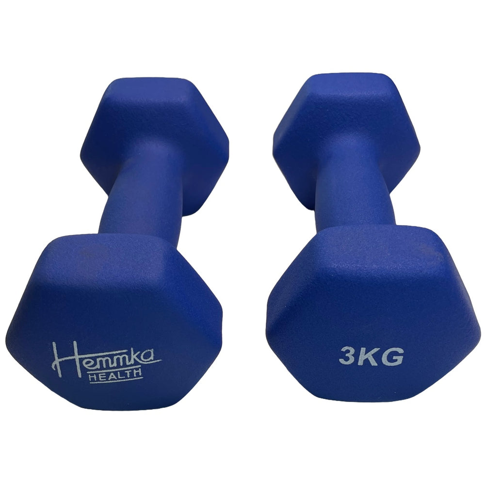 Vinyl Coated Dumbells 0.5kg - 5kg - Matte