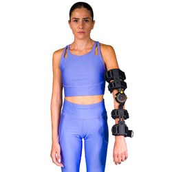 Telescopic ROM Elbow Brace