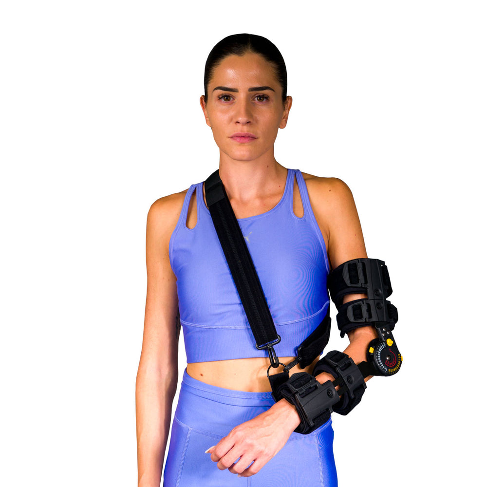 Telescopic ROM Elbow Brace