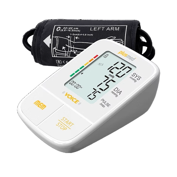 Plusmed Talking Upper Arm Automatic Blood Pressure Monitor
