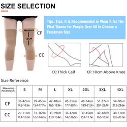 Athletics Compression Knee Supports - Pair