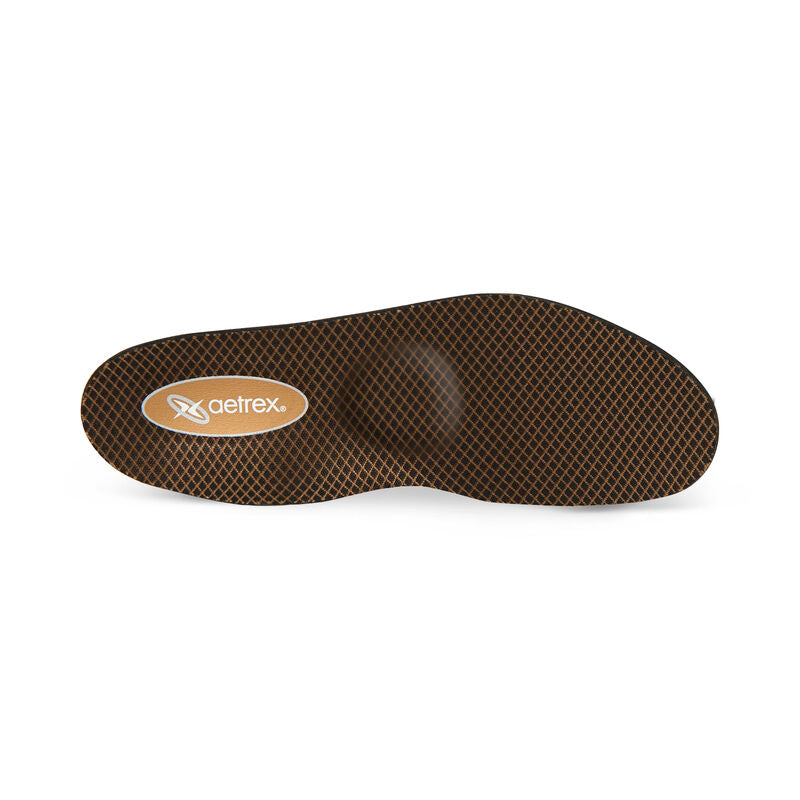 Aetrex Men's Compete Posted Orthotics With Metatarsal Support