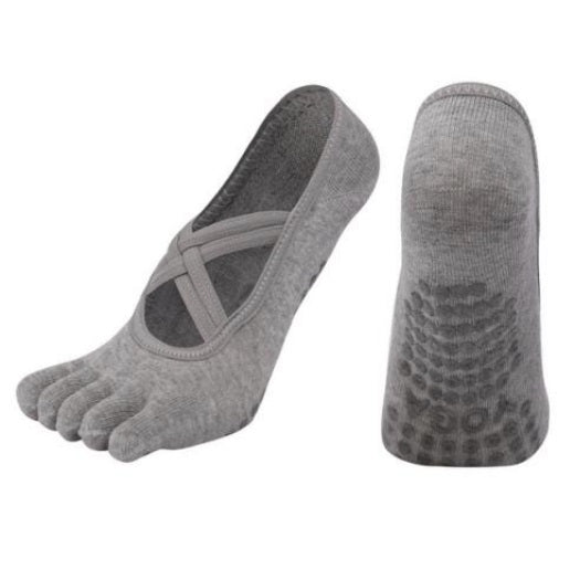 Premium Grey Yoga Socks