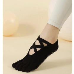 Premium Black Pilates Socks