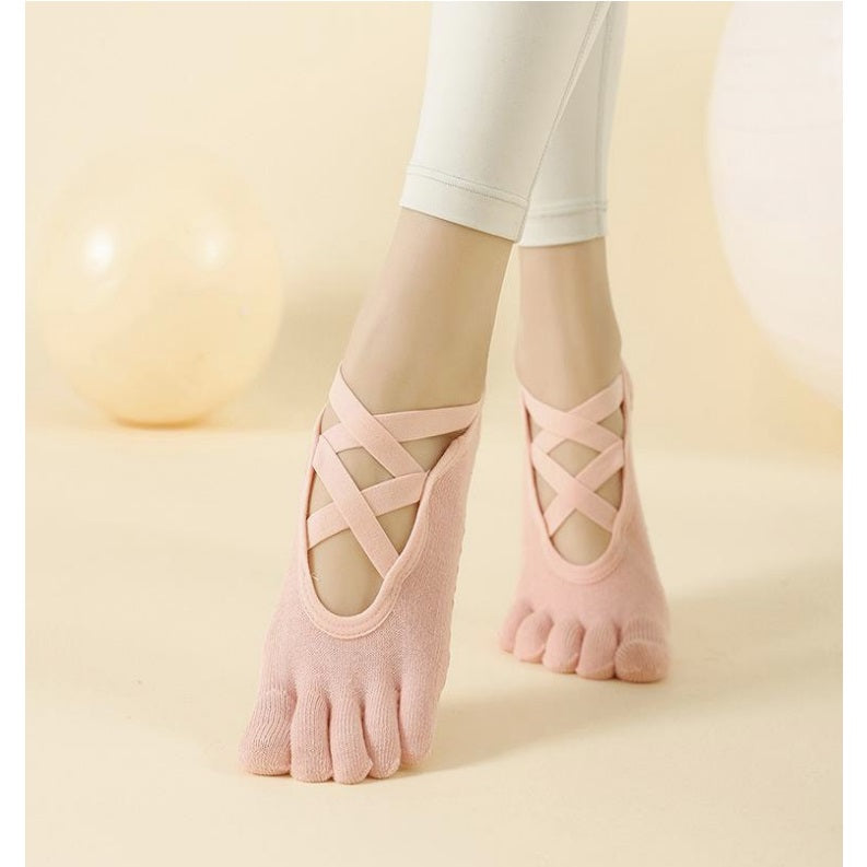 Premium Pink Yoga Socks