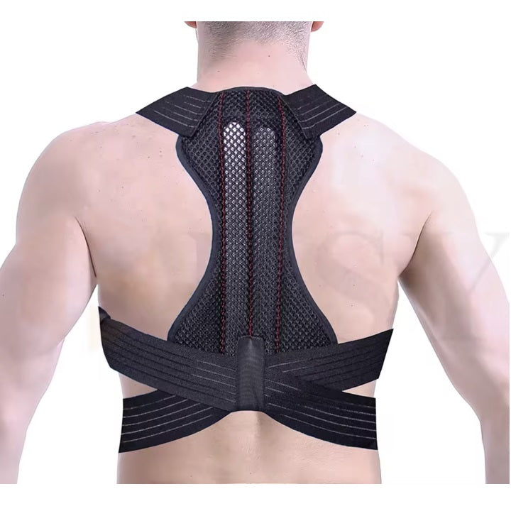 Posture Brace with Dual Steel Plates