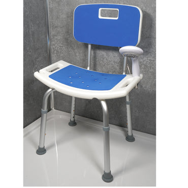 Shower Chair with Padded Seat and Backrest
