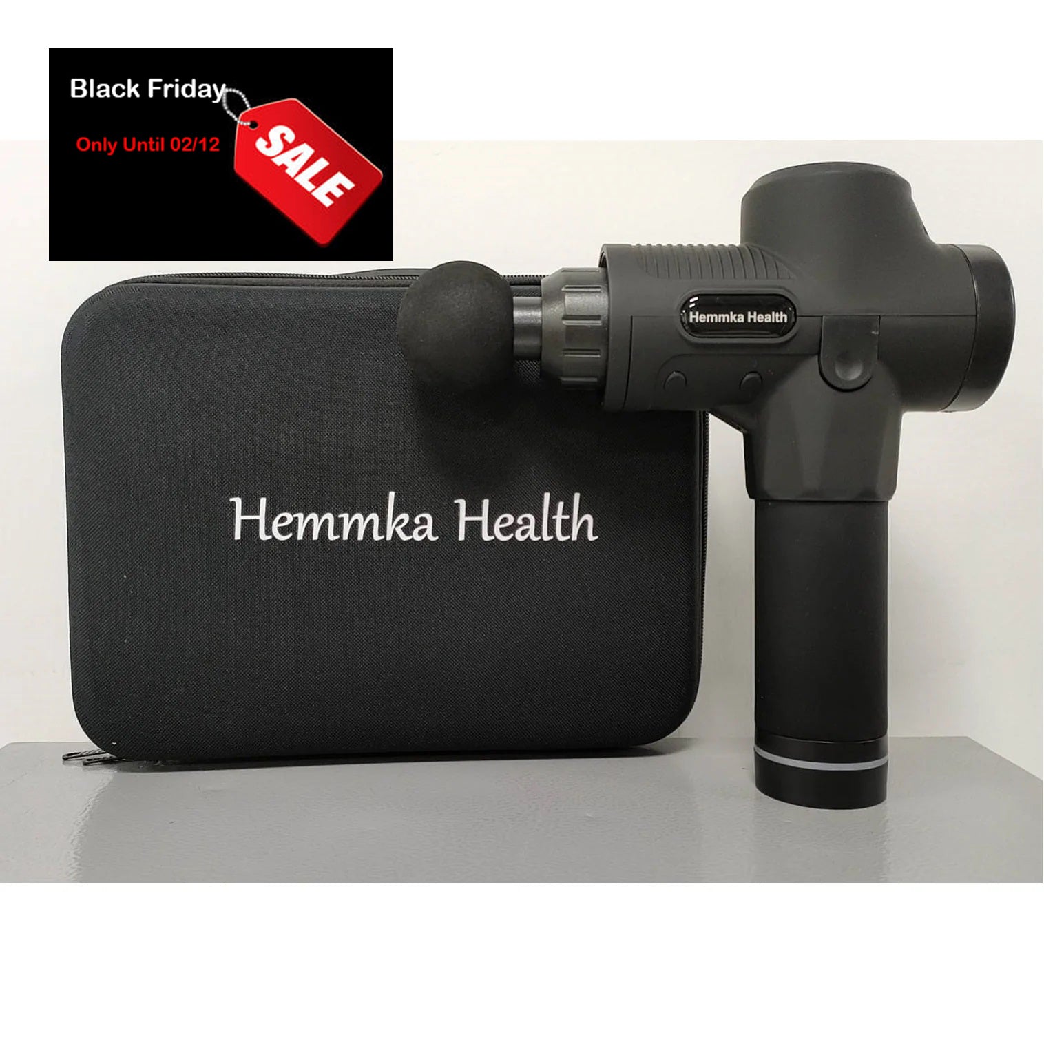 Hemmka Health Large Massage Gun - Black - BLACK FRIDAY DEAL