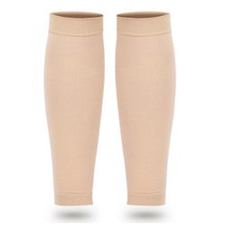 Beige Compression Calf Sleeves