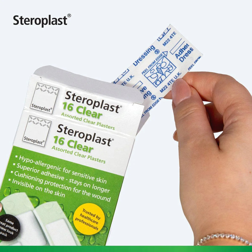 Clear Assorted Plasters | 16 Plasters