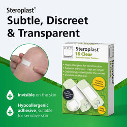 Clear Assorted Plasters | 16 Plasters