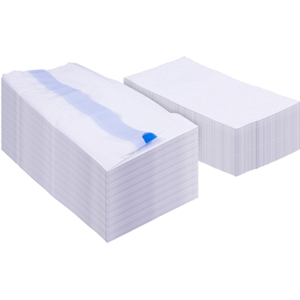 Commode Liners with Absorbent Pads - Box of 50