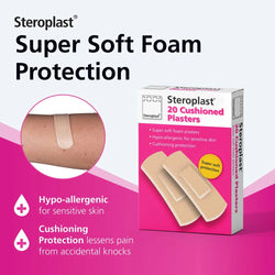 Cushioned Plasters - 20 Plasters